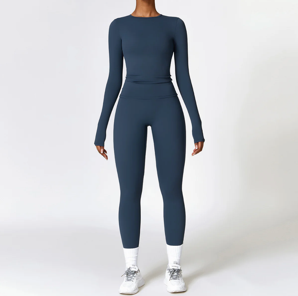 Performance Set - Long Sleeve + High-Waist Leggings