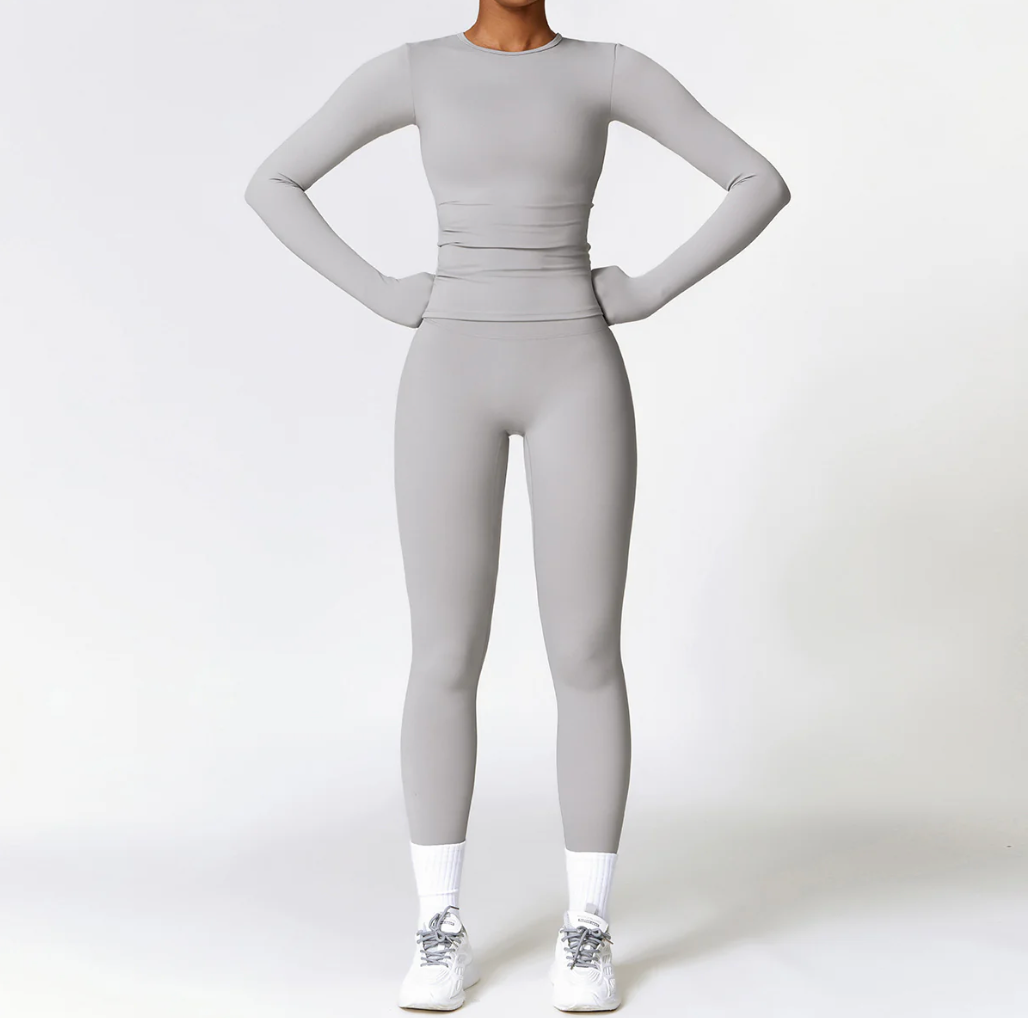 Performance Set - Long Sleeve + High-Waist Leggings